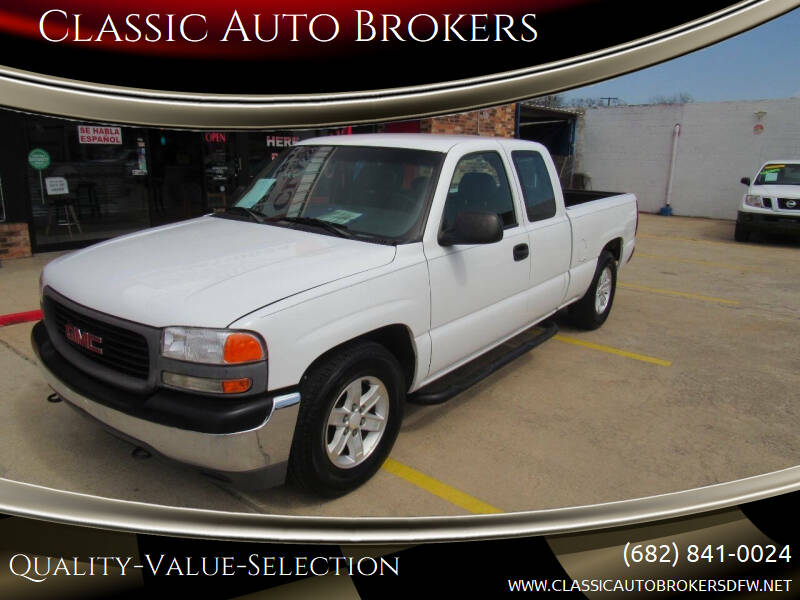 2002 GMC Sierra 1500 for sale at Classic Auto Brokers in Haltom City TX