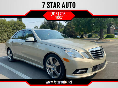 2011 Mercedes-Benz E-Class for sale at 7 STAR AUTO in Sacramento CA