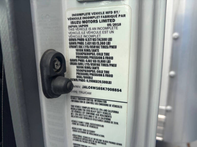 2019 Isuzu NPR