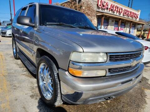 2000 Chevrolet Tahoe for sale at USA Auto Brokers in Houston TX