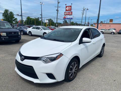 2016 Toyota Corolla for sale at 4th Street Auto in Louisville KY