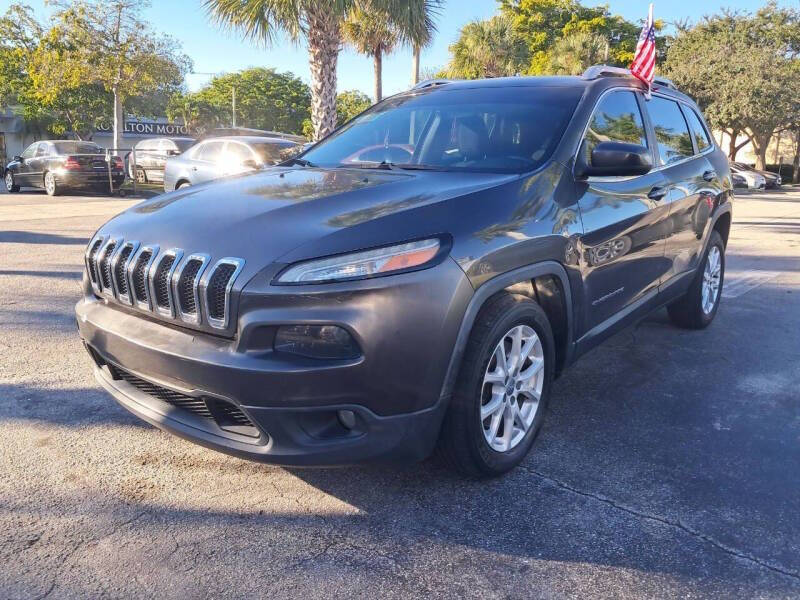 2015 Jeep Cherokee for sale at ROYALTON MOTORS in Plantation FL