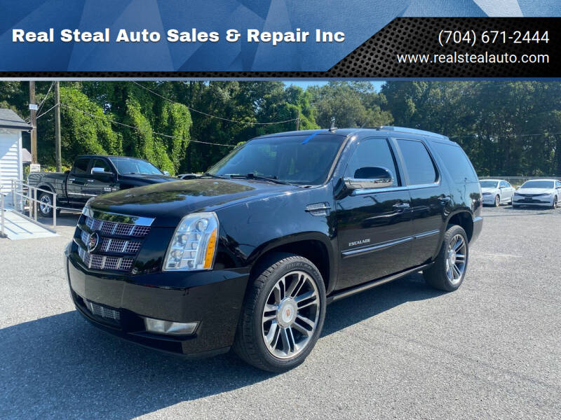 2012 Cadillac Escalade for sale at Real Steal Auto Sales & Repair Inc in Gastonia NC