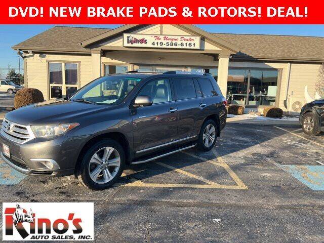 2013 Toyota Highlander for sale at Rino's Auto Sales in Celina OH