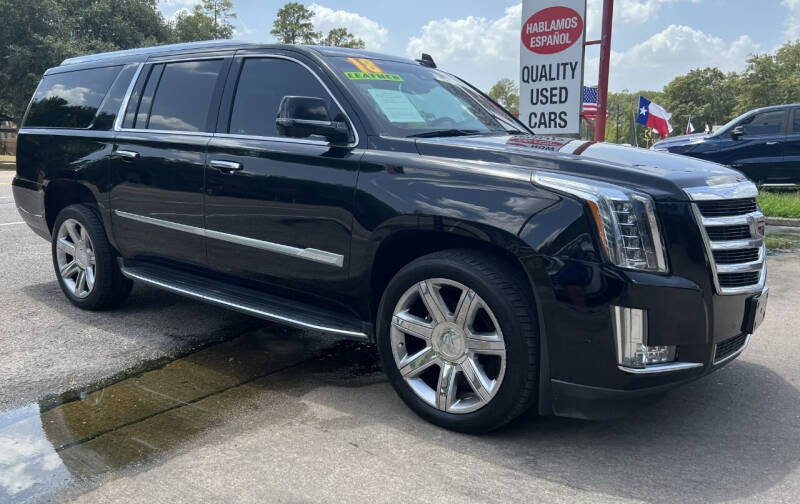 2018 Cadillac Escalade ESV for sale at VSA MotorCars in Cypress TX