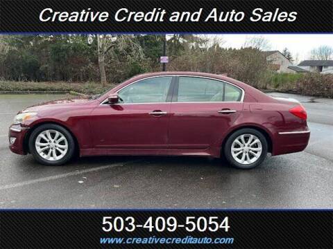 2013 Hyundai Genesis for sale at Creative Credit & Auto Sales in Salem OR