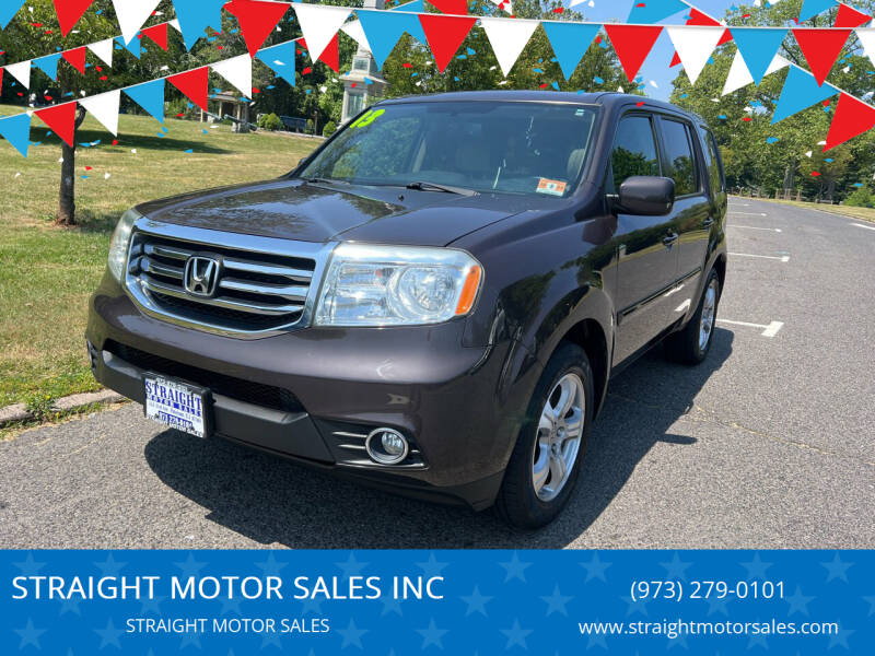 2013 Honda Pilot for sale at STRAIGHT MOTOR SALES INC in Paterson NJ