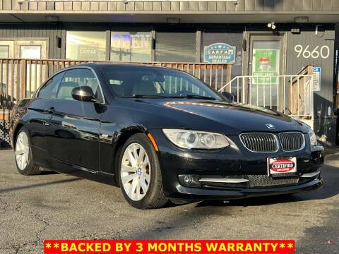 2012 BMW 3 Series for sale at CERTIFIED CAR CENTER in Fairfax VA