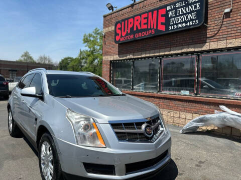 2010 Cadillac SRX for sale at Supreme Motor Groups in Detroit MI