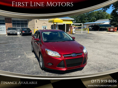 2014 Ford Focus for sale at First Line Motors in Brownsburg IN