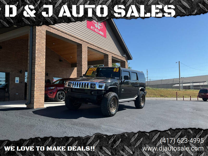 2003 HUMMER H2 for sale at D & J AUTO SALES in Joplin MO