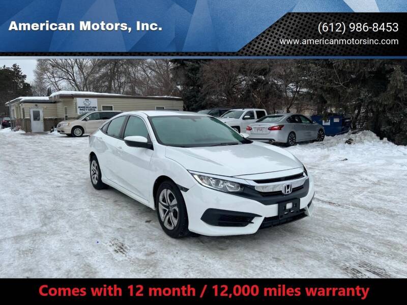 2017 Honda Civic for sale at American Motors, Inc. in Farmington MN