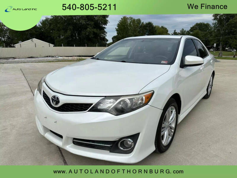 2012 Toyota Camry for sale at Auto Land of Thornburg in Spotsylvania VA
