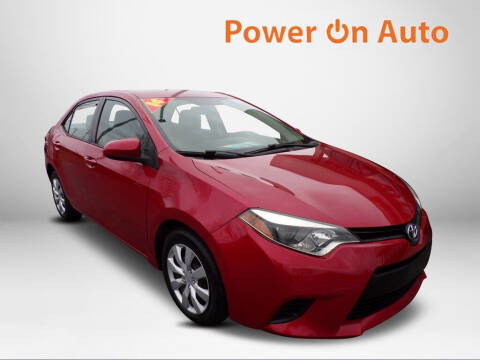 2014 Toyota Corolla for sale at Power On Auto LLC in Monroe NC