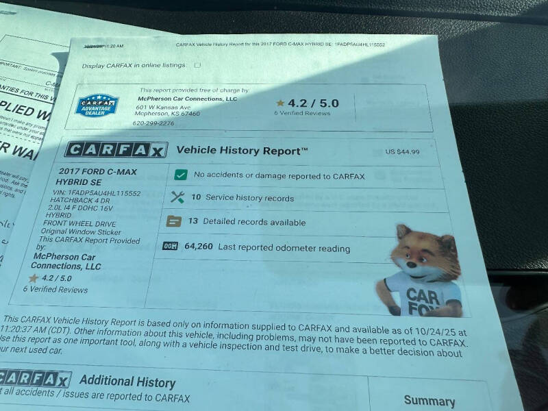 2017 Ford C-MAX Hybrid SE