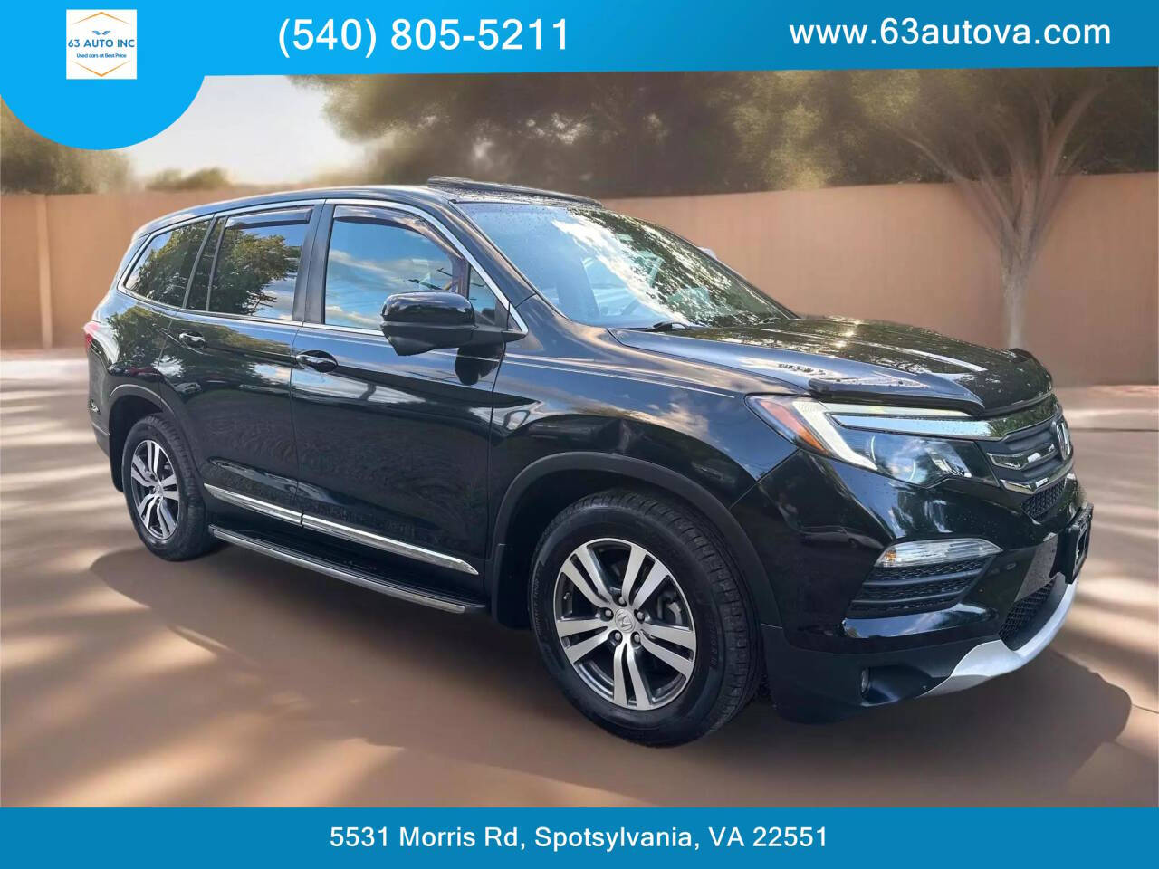 2016 Honda Pilot for sale at 63 Auto Inc in Spotsylvania, VA