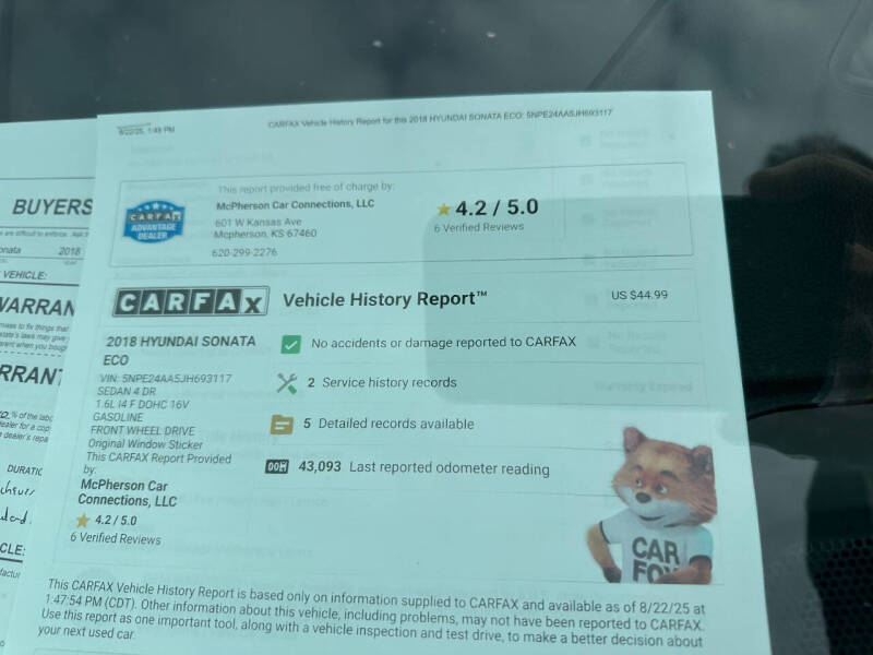 2018 Hyundai Sonata Eco