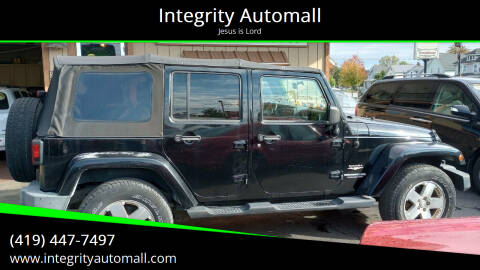 2009 Jeep Wrangler Unlimited for sale at Integrity Automall in Tiffin OH