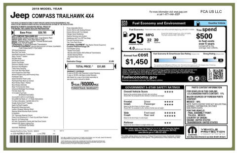 2018 Jeep Compass Trailhawk