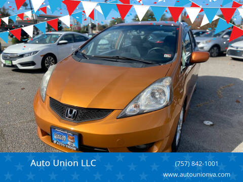 2009 Honda Fit for sale at Auto Union LLC in Virginia Beach VA