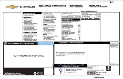 2020 Chevrolet Express 3500