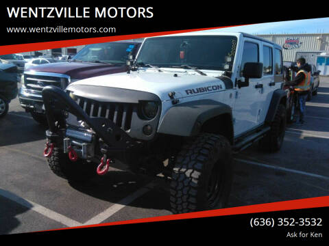 2013 Jeep Wrangler Unlimited for sale at WENTZVILLE MOTORS in Wentzville MO