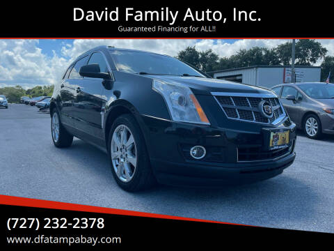 2011 Cadillac SRX for sale at David Family Auto, Inc. in New Port Richey FL
