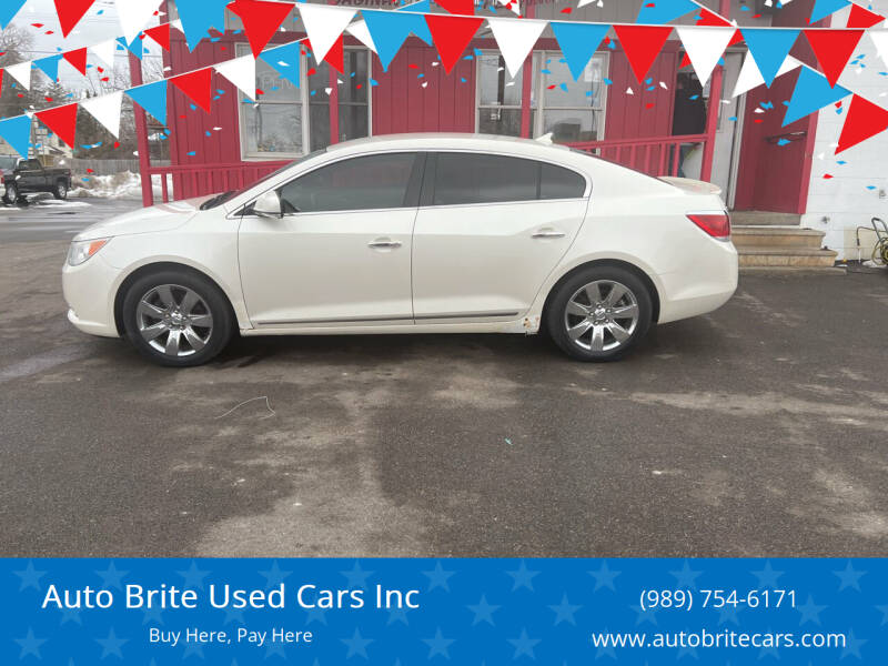2011 Buick LaCrosse for sale at Auto Brite Used Cars Inc in Saginaw MI