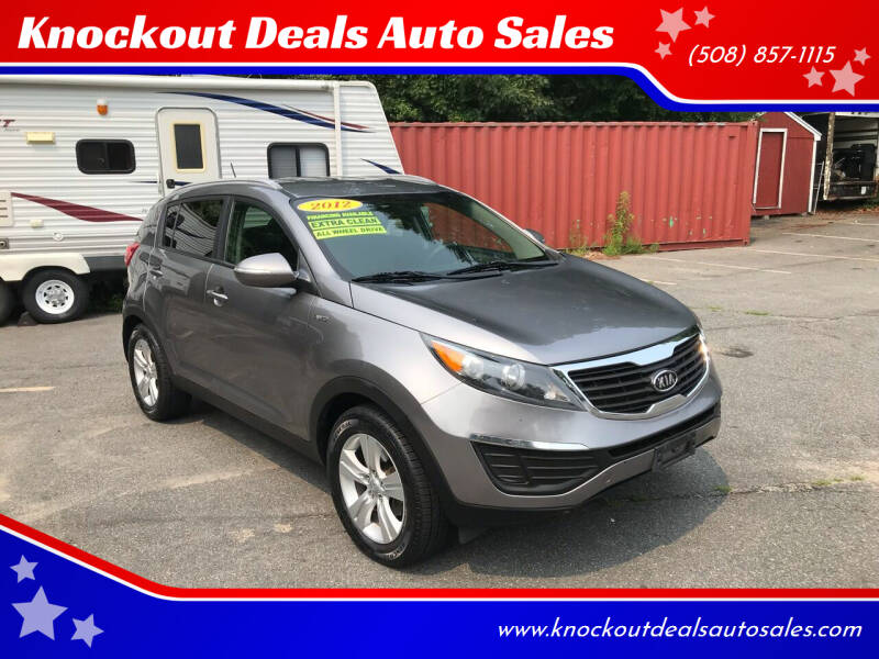 2012 Kia Sportage for sale at Knockout Deals Auto Sales in West Bridgewater MA