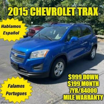 2015 Chevrolet Trax for sale at D&D Auto Sales, LLC in Rowley MA