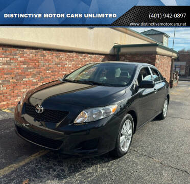 2009 Toyota Corolla for sale at DISTINCTIVE MOTOR CARS UNLIMITED in Johnston RI