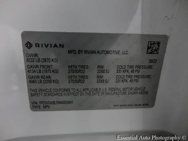 2022 Rivian R1S Launch Edition