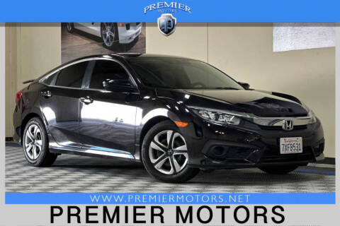 2017 Honda Civic for sale at Premier Motors in Hayward CA