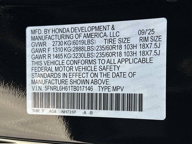 2026 Honda Odyssey EX-L