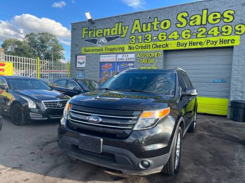 2015 Ford Explorer for sale at Friendly Auto Sales in Detroit MI