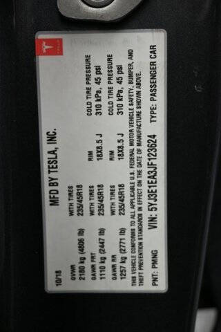 2018 Tesla Model 3 Long Range