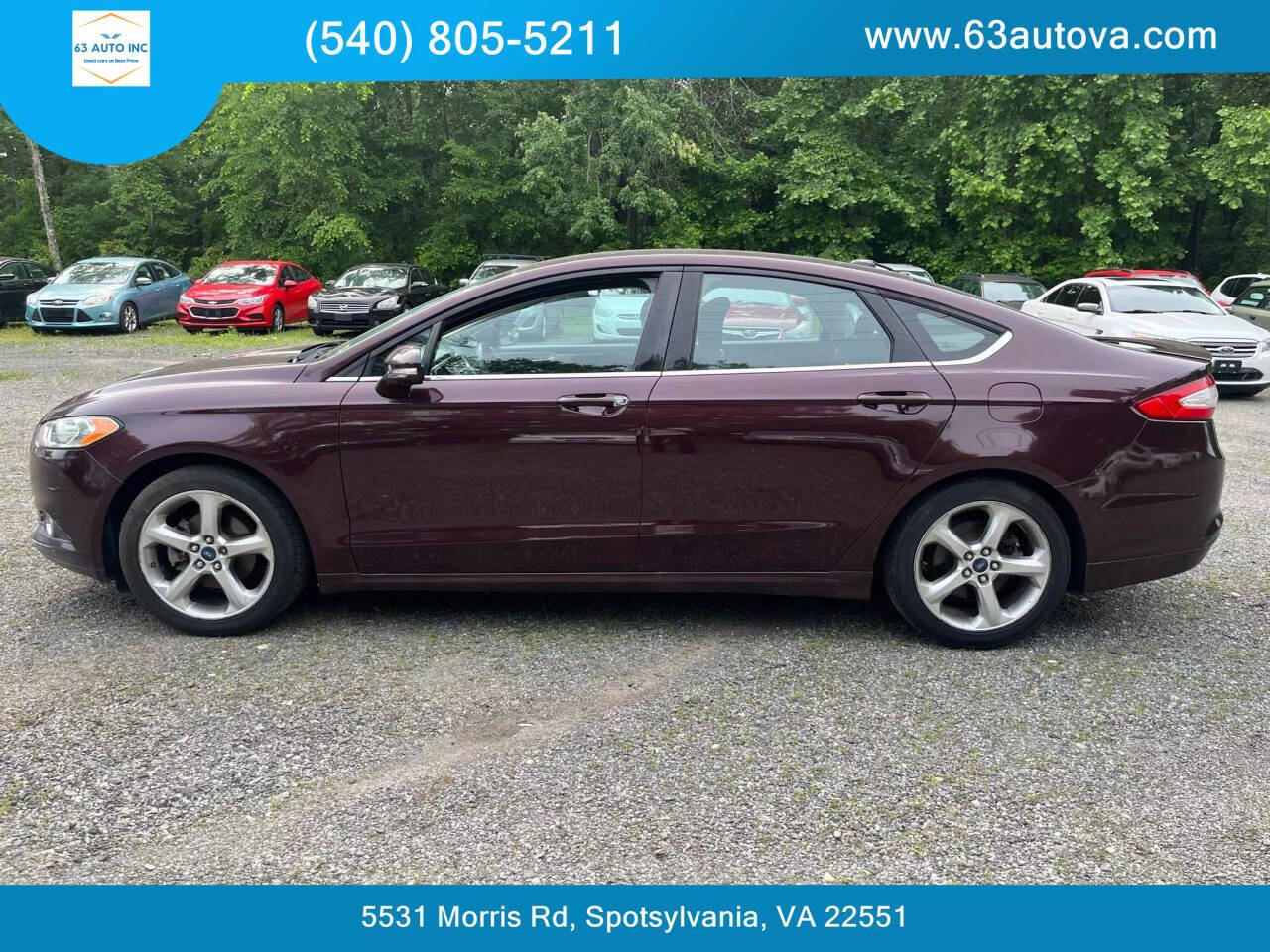 2013 Ford Fusion for sale at 63 Auto Inc in Spotsylvania, VA