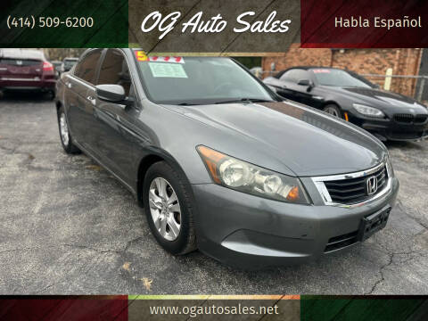 2008 Honda Accord for sale at OG Auto Sales in Milwaukee WI