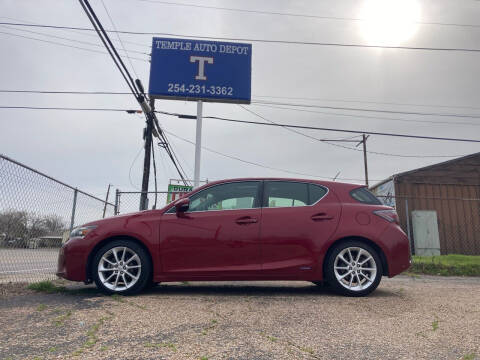 2012 Lexus CT 200h for sale at Temple Auto Depot in Temple TX
