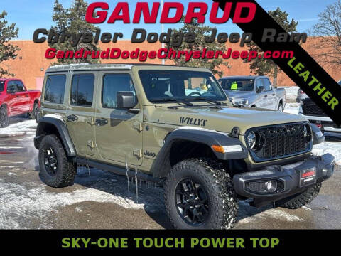 2025 Jeep Wrangler for sale at GANDRUD CHEVROLET in Green Bay WI