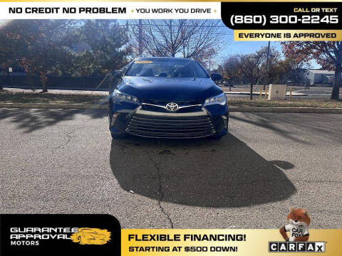 2016 Toyota Camry for sale at Guarantee Approval Motors in Bridgeport CT