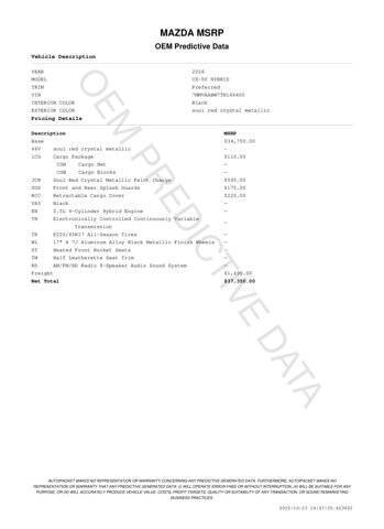 2026 Mazda CX-50 Hybrid Preferred
