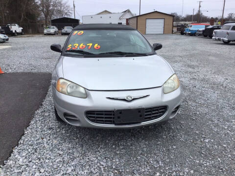 2001 Chrysler Sebring for sale at K & E Auto Sales in Ardmore AL