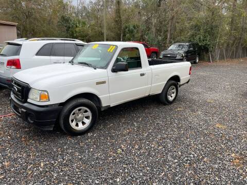 2011 Ford Ranger for sale at H & J Wholesale Inc. in Charleston SC