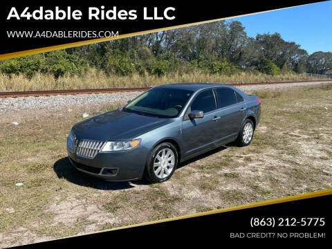 2012 Lincoln MKZ for sale at A4dable Rides LLC in Haines City FL