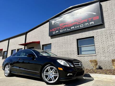 2010 Mercedes-Benz E-Class for sale at Exotic Motorsports of Oklahoma in Edmond OK