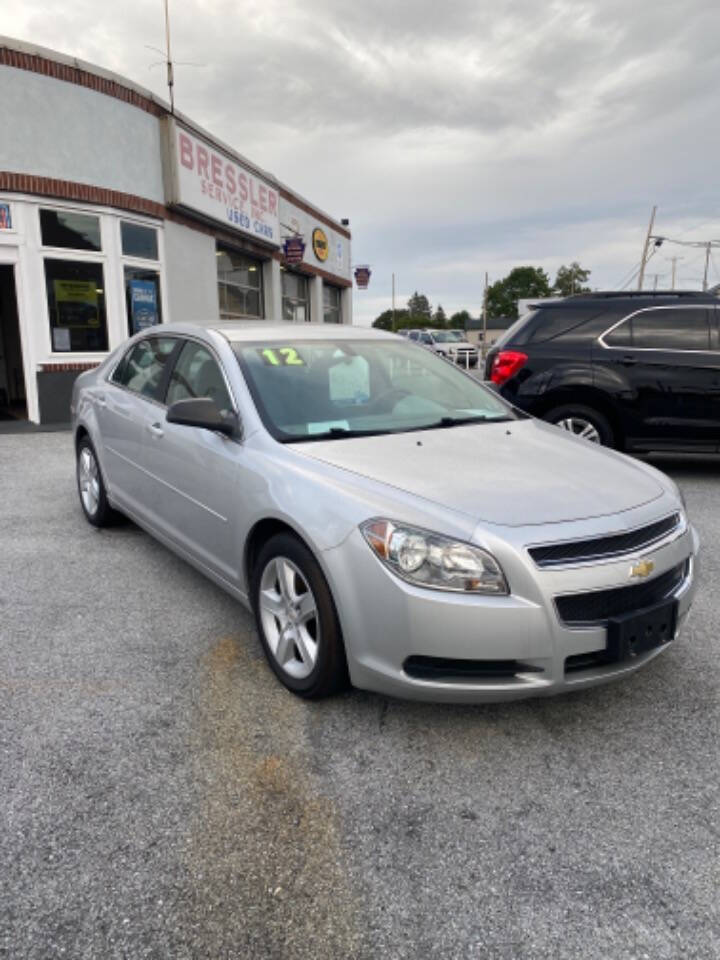 2012 Chevrolet Malibu for sale at BRESSLER SERVICE INC in Bethel, PA