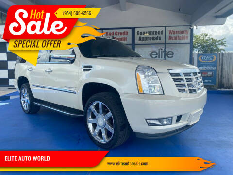 2007 Cadillac Escalade for sale at ELITE AUTO WORLD in Fort Lauderdale FL