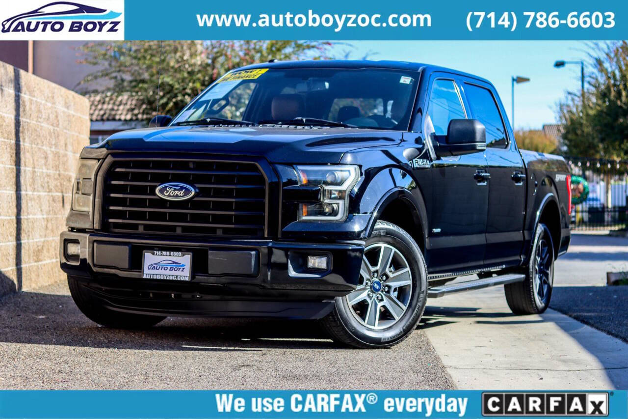 2016 Ford F-150 for sale at Auto Boyz in Garden Grove, CA