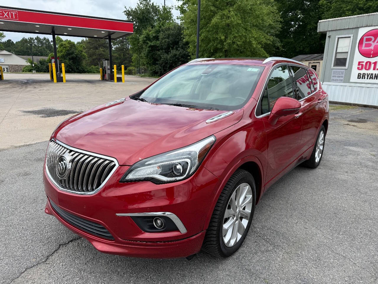 Red 2016 Buick Envision Premium II AWD Premium II 4dr Crossover 2